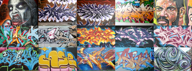 Collage of TerraCycle Graffiti
